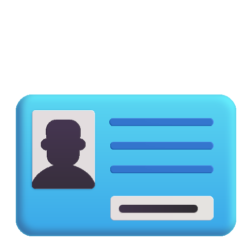 How emoji identification card displayed on Microsoft 3D fluent