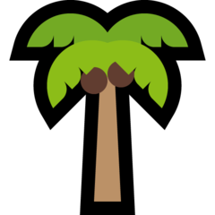 How emoji palm tree displayed on Microsoft