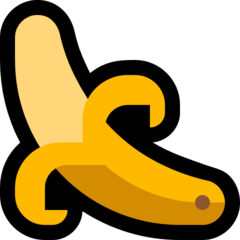 How emoji banana displayed on Microsoft