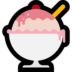 How emoji ice cream displayed on Microsoft