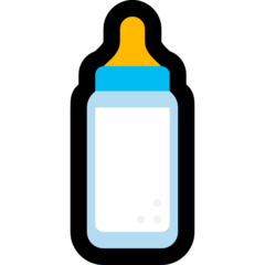 How emoji baby bottle displayed on Microsoft