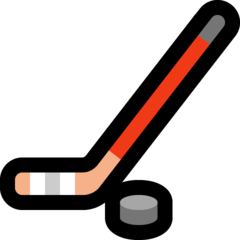 How emoji ice hockey displayed on Microsoft