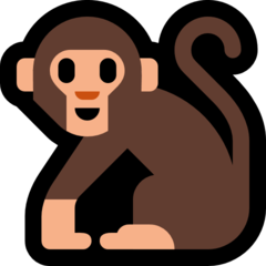 How emoji monkey displayed on Microsoft