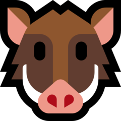 How emoji boar displayed on Microsoft