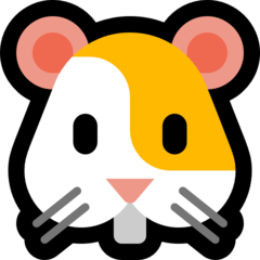 How emoji hamster displayed on Microsoft