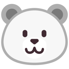 How emoji polar bear displayed on Microsoft