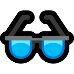 How emoji glasses displayed on Microsoft