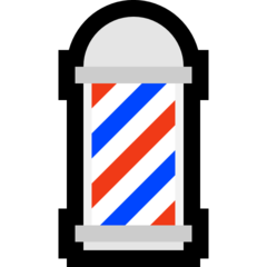 How emoji barber pole displayed on Microsoft