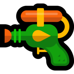 How emoji water pistol displayed on Microsoft