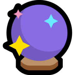 How emoji crystal ball displayed on Microsoft