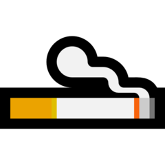 How emoji cigarette displayed on Microsoft