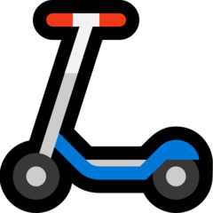 How emoji kick scooter displayed on Microsoft