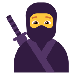 How emoji ninja displayed on Microsoft