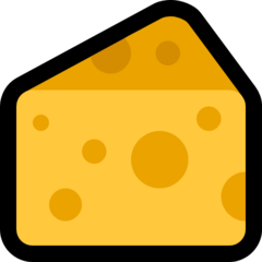 How emoji cheese wedge displayed on Microsoft