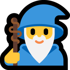 How emoji man mage displayed on Microsoft