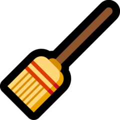 How emoji broom displayed on Microsoft