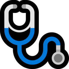 How emoji stethoscope displayed on Microsoft