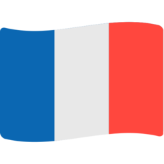 How emoji flag: France displayed on Mozilla