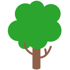 How emoji deciduous tree displayed on Mozilla