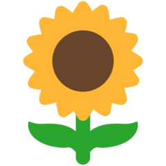 How emoji sunflower displayed on Mozilla