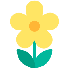 How emoji blossom displayed on Mozilla