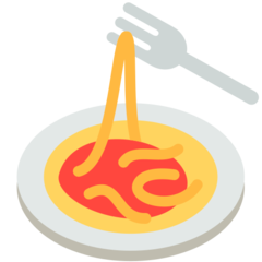 How emoji spaghetti displayed on Mozilla