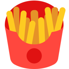 How emoji french fries displayed on Mozilla