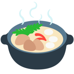 How emoji pot of food displayed on Mozilla