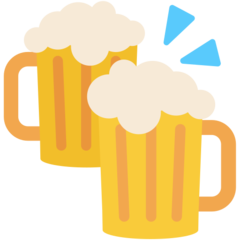 How emoji clinking beer mugs displayed on Mozilla