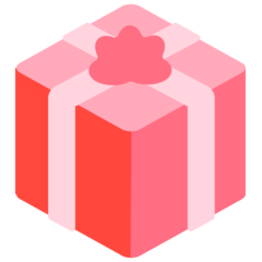 How emoji wrapped gift displayed on Mozilla