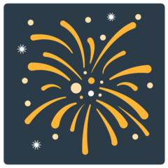 How emoji fireworks displayed on Mozilla