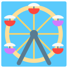 How emoji ferris wheel displayed on Mozilla