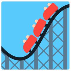 How emoji roller coaster displayed on Mozilla