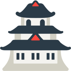 How emoji Japanese castle displayed on Mozilla