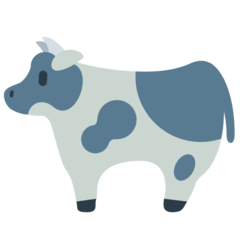 How emoji cow displayed on Mozilla