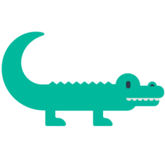 How emoji crocodile displayed on Mozilla