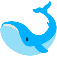 How emoji whale displayed on Mozilla