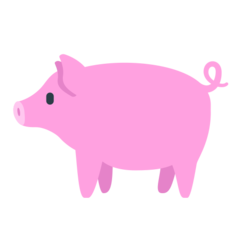 How emoji pig displayed on Mozilla