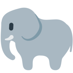 How emoji elephant displayed on Mozilla