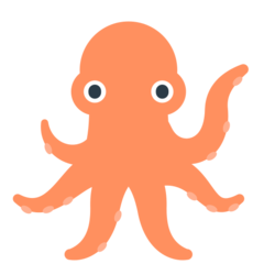 How emoji octopus displayed on Mozilla