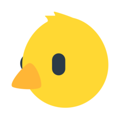 How emoji baby chick displayed on Mozilla