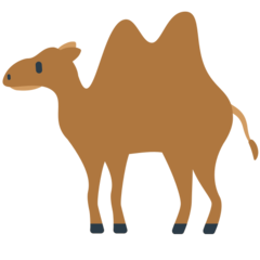 How emoji two-hump camel displayed on Mozilla