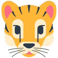 How emoji tiger face displayed on Mozilla