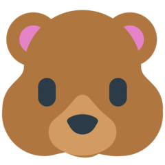 How emoji bear displayed on Mozilla