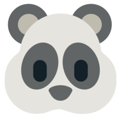 How emoji panda displayed on Mozilla