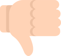 How emoji thumbs down displayed on Mozilla