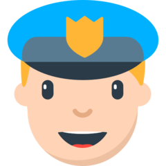 How emoji police officer displayed on Mozilla