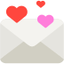 How emoji love letter displayed on Mozilla