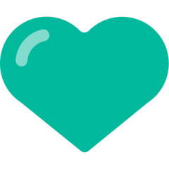 How emoji green heart displayed on Mozilla