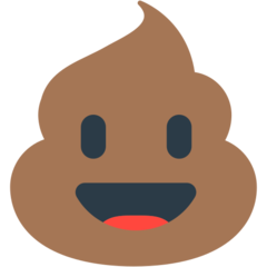 How emoji pile of poo displayed on Mozilla